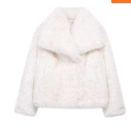 Winter Plush Fur Coat